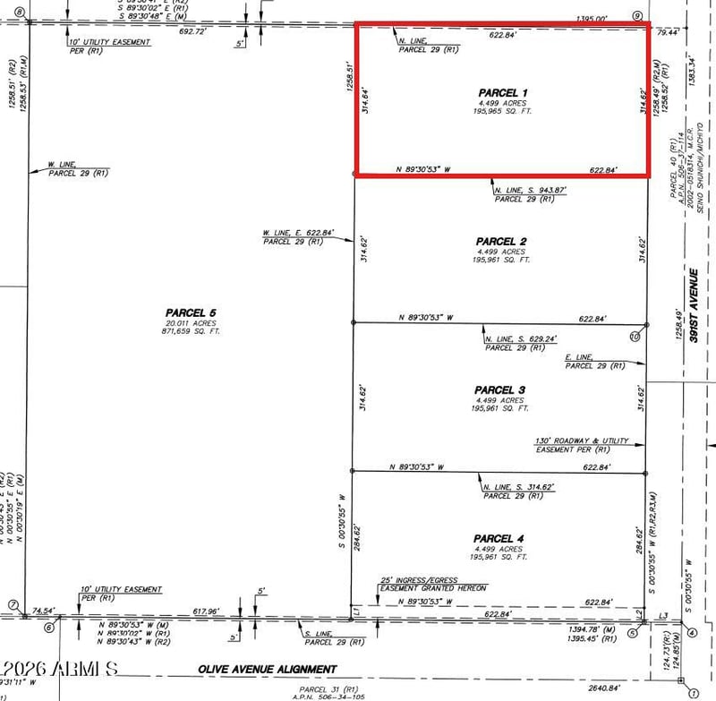 391XX W Olive Ave #Parcel 1, Tonopah, AZ 85354