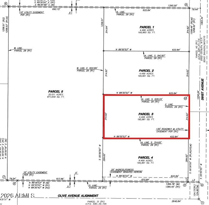 391XX W Olive Ave #Parcel 3, Tonopah, AZ 85354