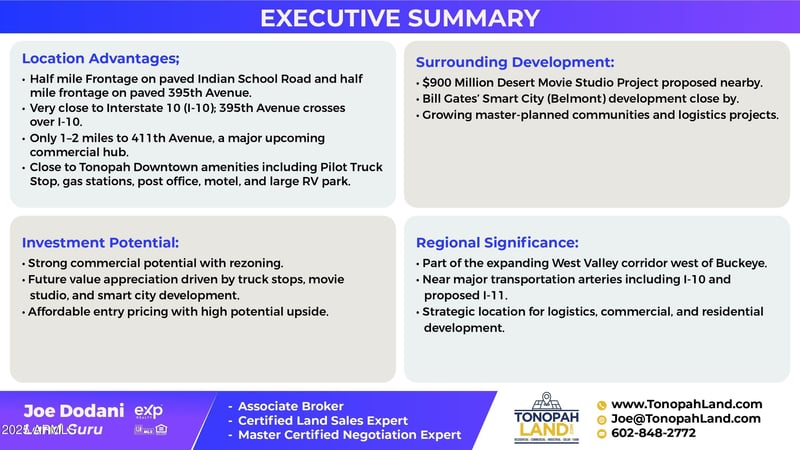 39500 Indian School Rd lot 1, Tonopah, AZ 85354