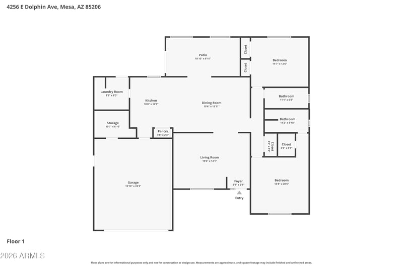 4256 E Dolphin Ave, Mesa, AZ 85206