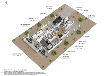 523 Park View Cir, Mesa, AZ 85208