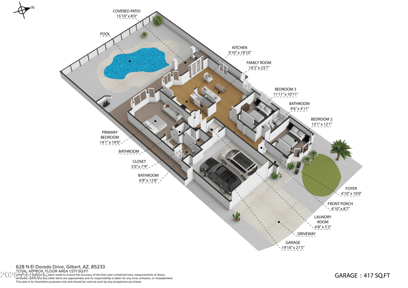 628 N El Dorado Dr, Gilbert, AZ 85233