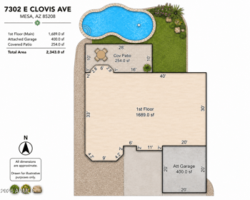 7302 Clovis Ave, Mesa, AZ 85208