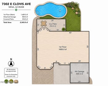 7302 Clovis Ave, Mesa, AZ 85208