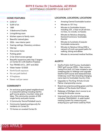 8079 Cortez Dr, Scottsdale, AZ 85260