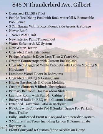 845 Thunderbird Ave, Gilbert, AZ 85234