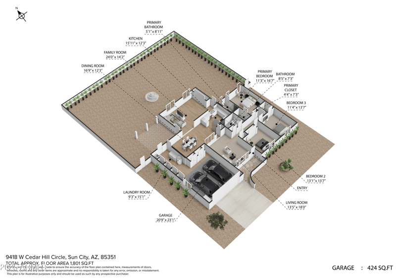 9418 Cedar Hill Cir, Sun City, AZ 85351