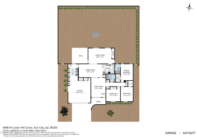 9418 Cedar Hill Cir, Sun City, AZ 85351