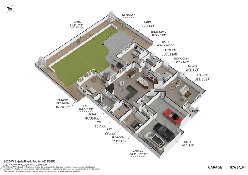 9626 Bajada Rd, Peoria, AZ 85383