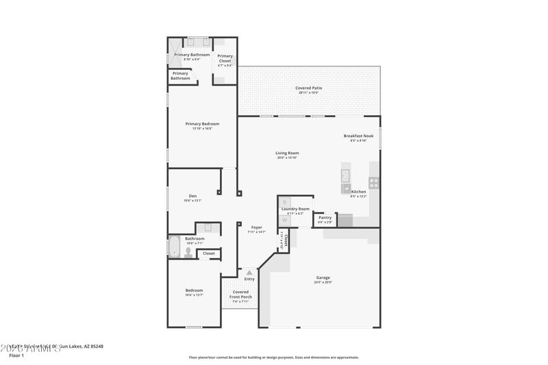 9828 E Stoney Vista Dr, Sun Lakes, AZ 85248