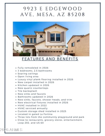 9923 Edgewood Ave, Mesa, AZ 85208
