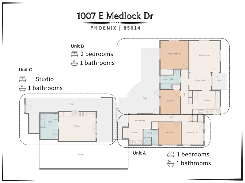 1007 E Medlock Dr, Phoenix, AZ 85014