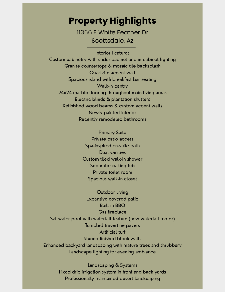 11366 White Feather Ln, Scottsdale, AZ 85262