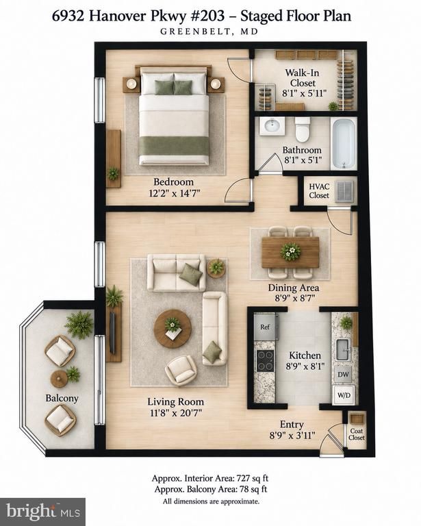 6932 Hanover Pw #203, Greenbelt, MD 20770