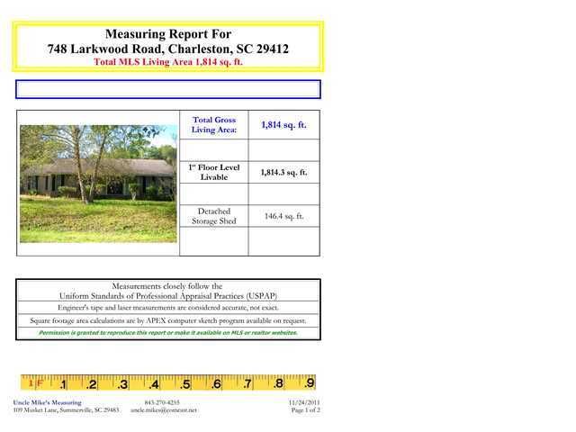 748 Larkwood Rd, Charleston, SC 29412