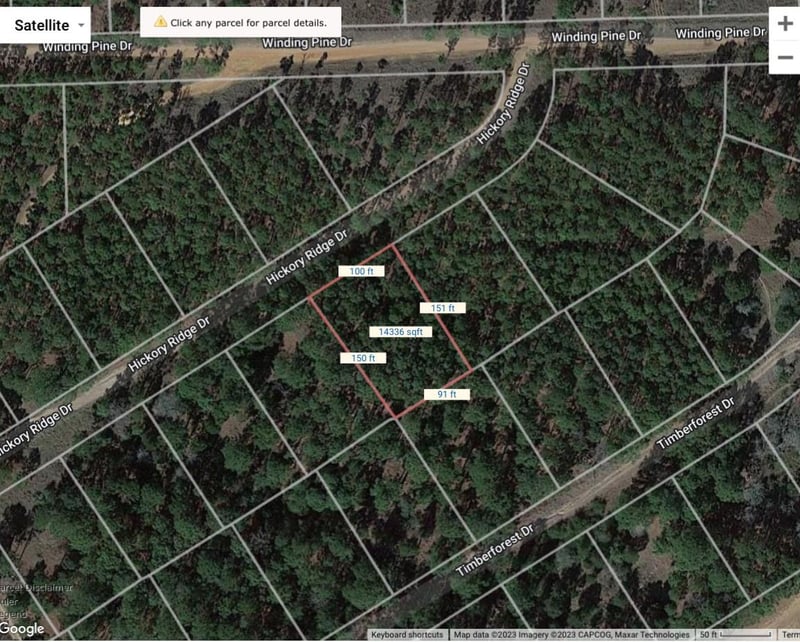 Lot 11 Hickory Ridge DR, Bastrop, TX 78602