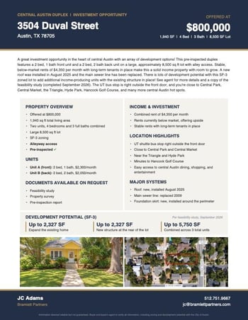 3504 Duval ST, Austin, TX 78705