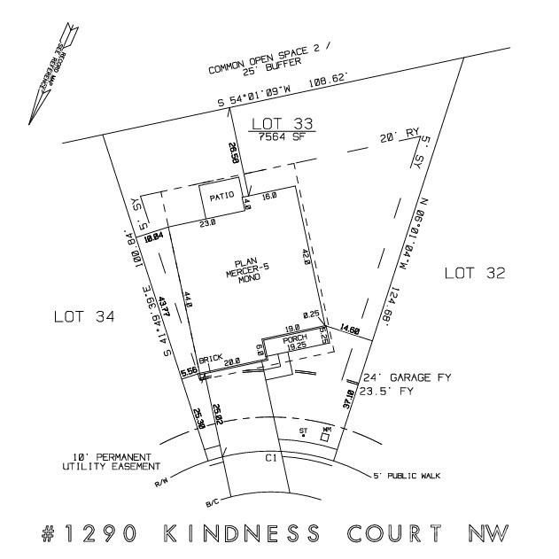 1290 Kindness Ct NW, Concord, NC 28027