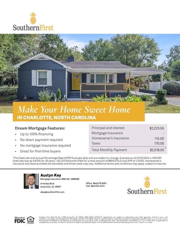 941 Tom Hunter Rd, Charlotte, NC 28213