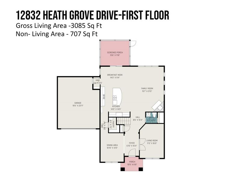 12832 Heath Grove Dr, Huntersville, NC 28078