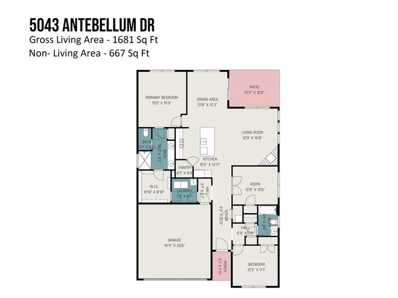 5043 Antebellum Dr, Iron Station, NC 28080