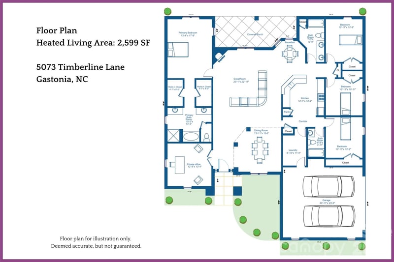 5073 Timberline Ln, Gastonia, NC 28056