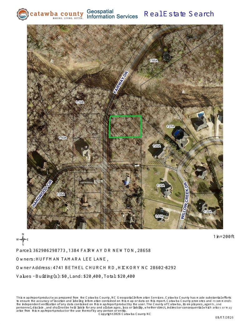 1384 Fairway Dr, Newton, NC 28213