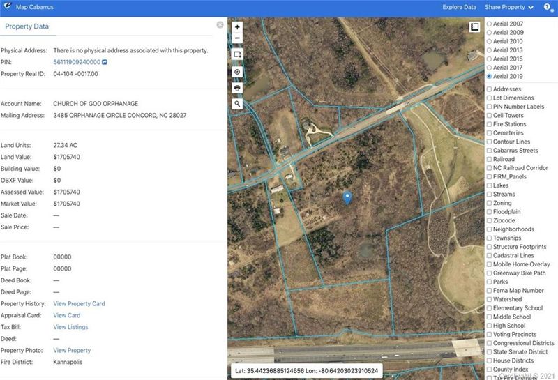 0000 Orphanage Rd, Kannapolis, NC 28027