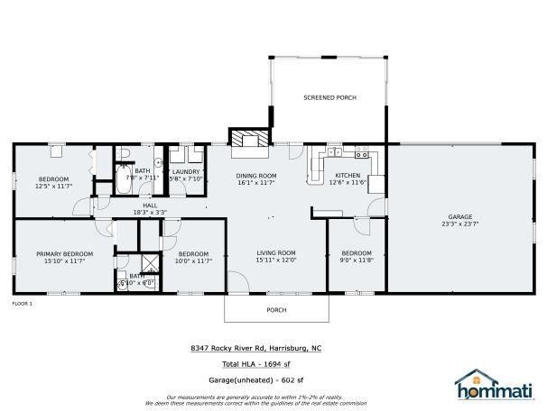 8347 Rocky River Rd, Harrisburg, NC 28075