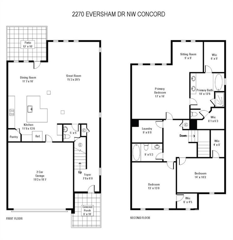 2270 Eversham Dr NW, Concord, NC 28027