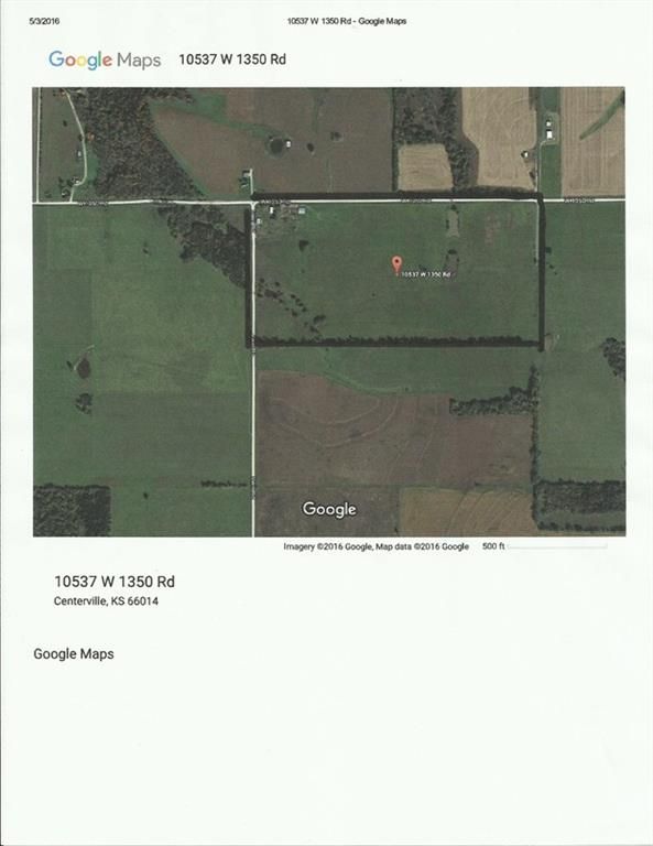 10537 W 1300 Rd, Centerville, KS 66014
