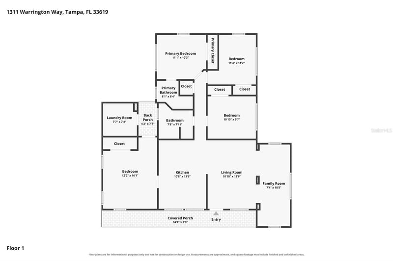 1311 Warrington Way, Tampa, FL 33619