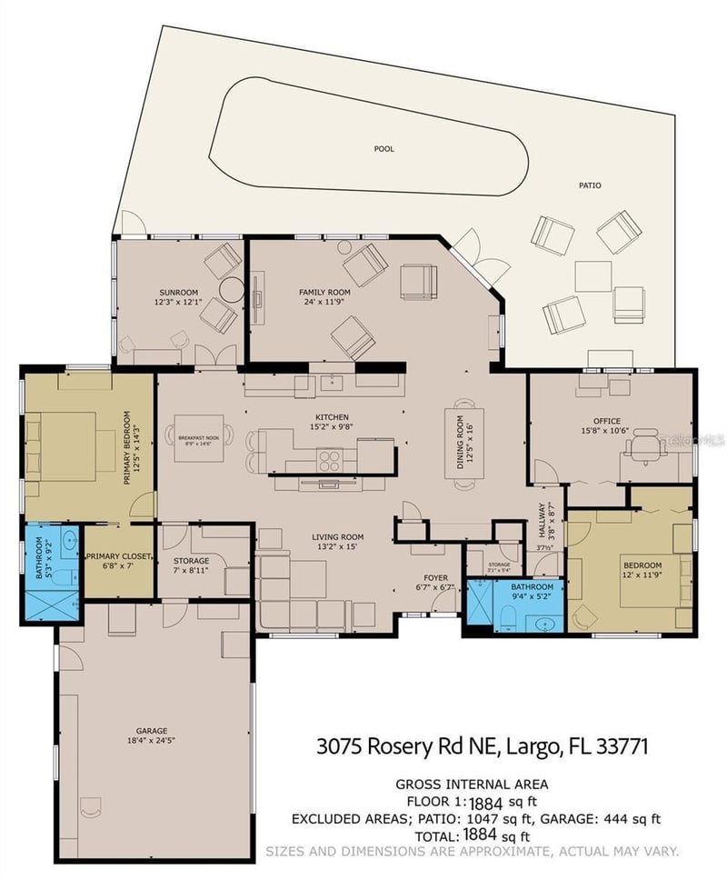 3075 Rosery Rd NE, Largo, FL 33771
