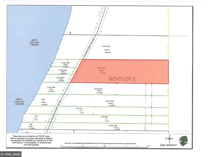 TBD Sugar Point Dr NW, Federal Dam, MN 56641