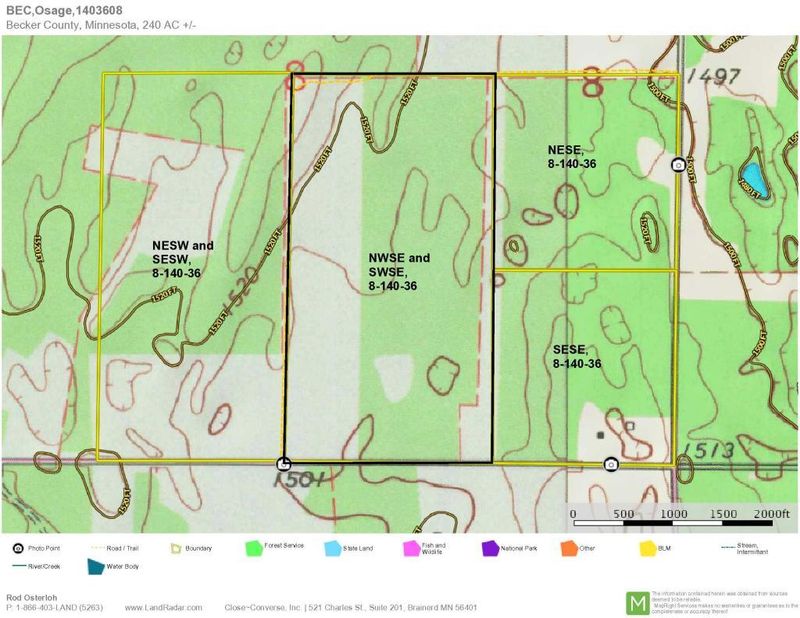 NWSE - SWSE Grant St, Osage, MN 56570