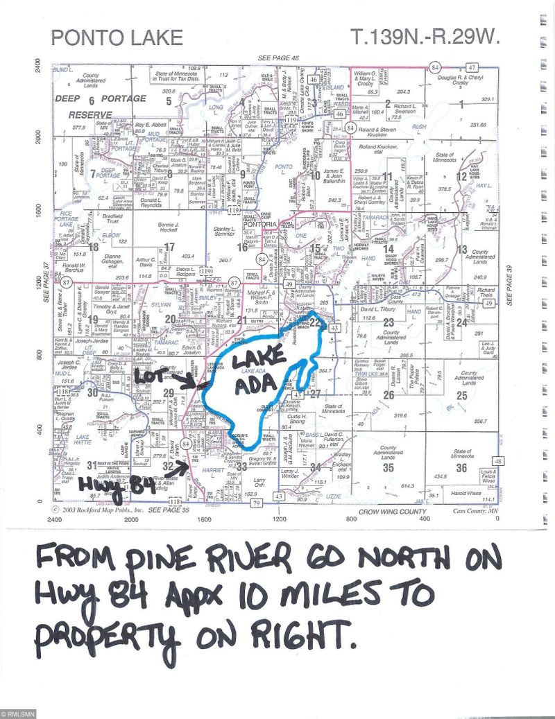 XXXX Highway 84, Pine River, MN 56474
