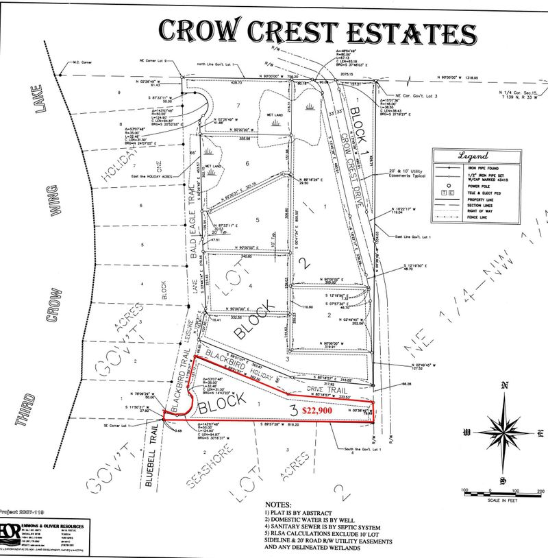 Lot1 Block 3 Blackbird Trl, Nevis, MN 56467