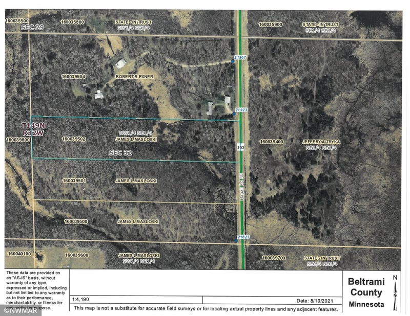 21923 Hagali Rd NE, Tenstrike, MN 56683