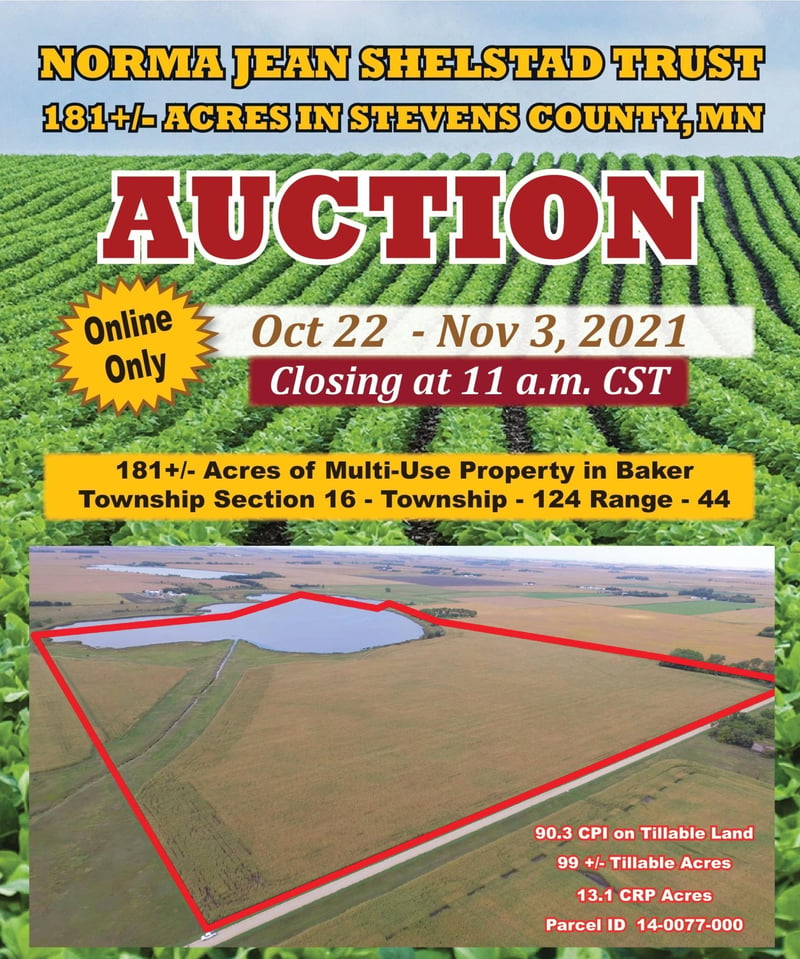 Section 16 Baker Township, Chokio, MN 56221