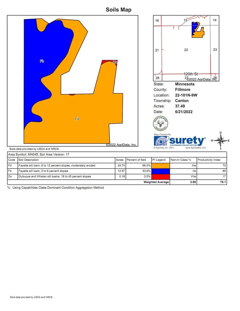TBD County 23, Canton, MN 55922