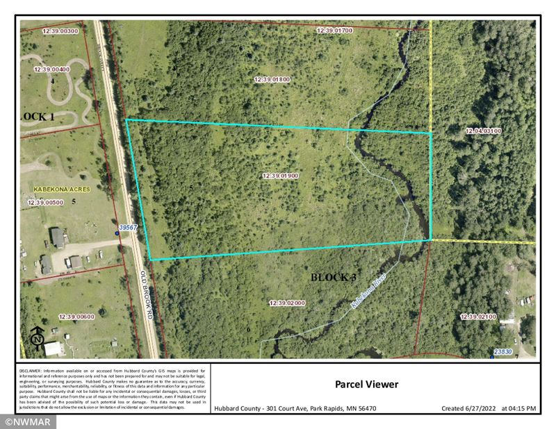 Lot D Old Brook Rd, Laporte, MN 56461