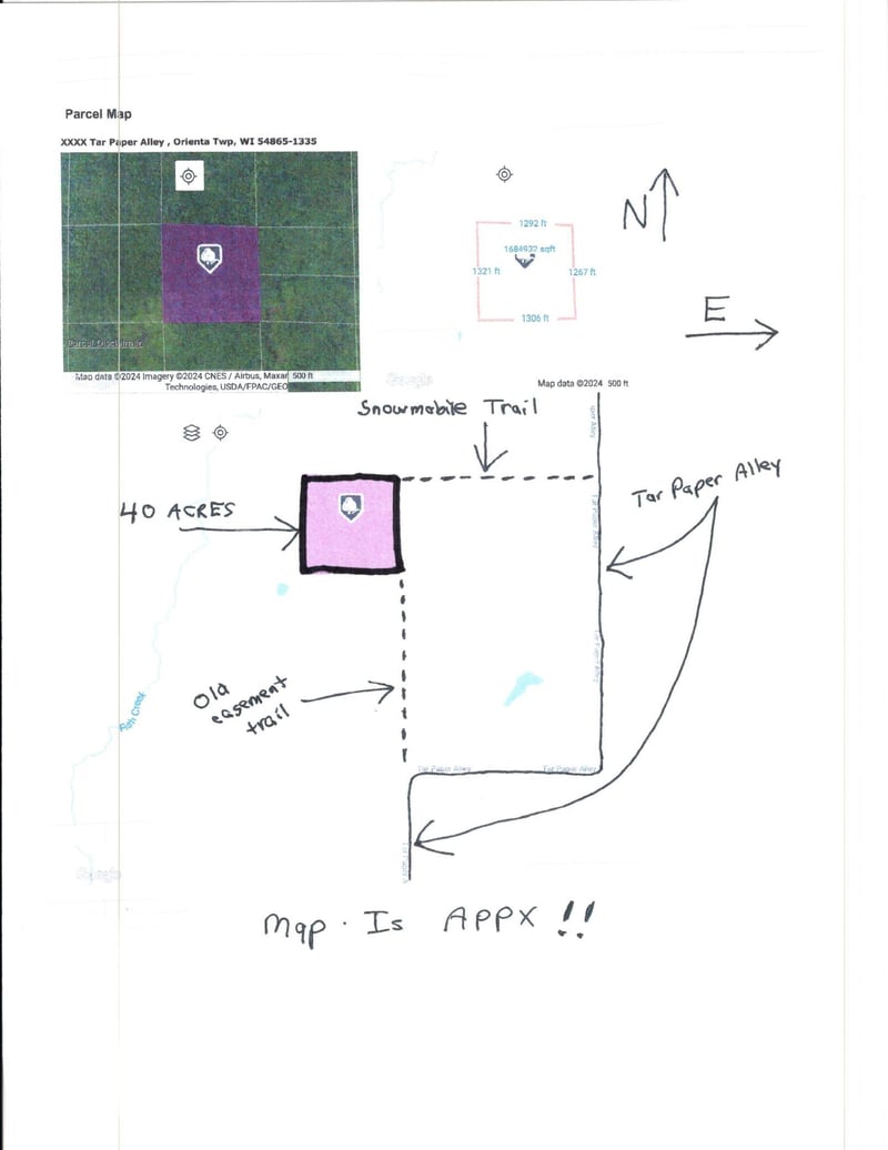 TBD Tar Paper Al, Port Wing, WI 54865