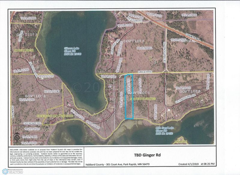TBD Ginger Rd, Park Rapids, MN 56470