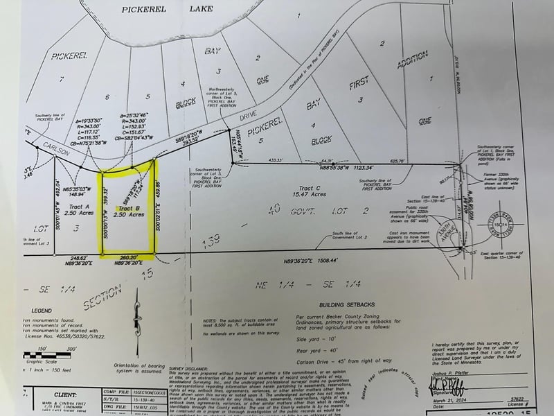 TBD Tract B Carlson Dr, Rochert, MN 56578