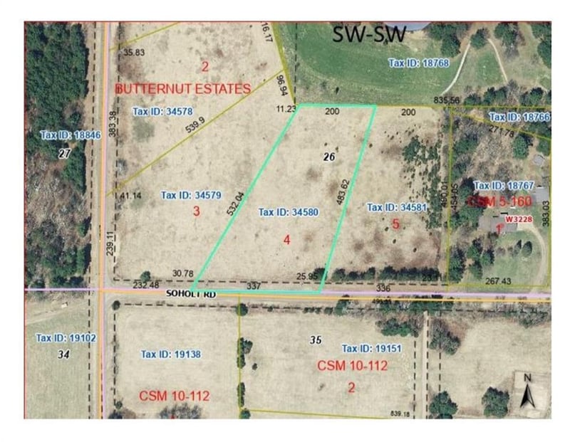 Lot 4 Soholt Rd, Sarona, WI 54870