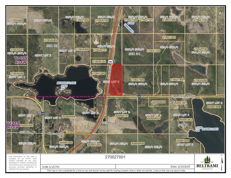 TBD Hwy 89, Puposky, MN 56667