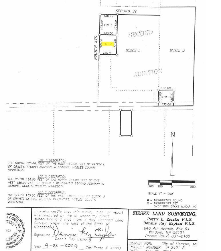 TBD 4th St, Lismore, MN 56155