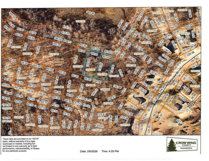 TBD Lots 200 - 201 Lynx Dr, Breezy Point, MN 56472