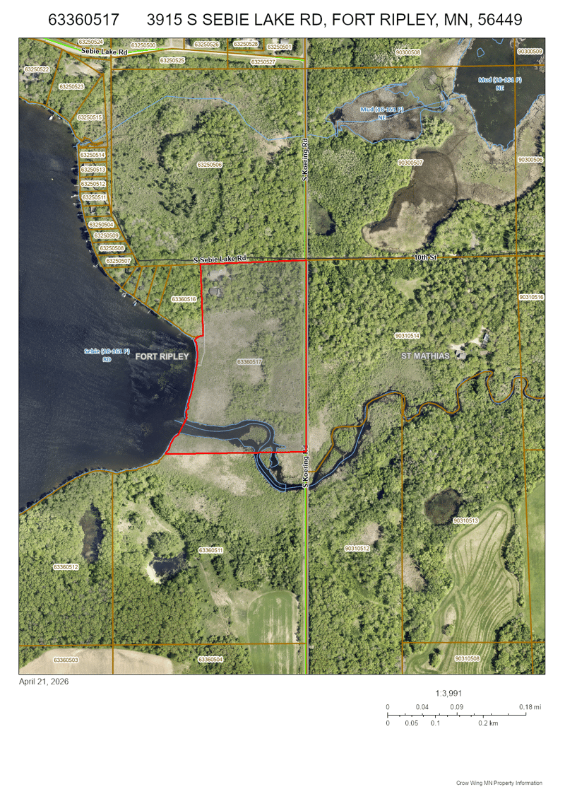 3915 S Sebie Lake Rd, Fort Ripley, MN 56449