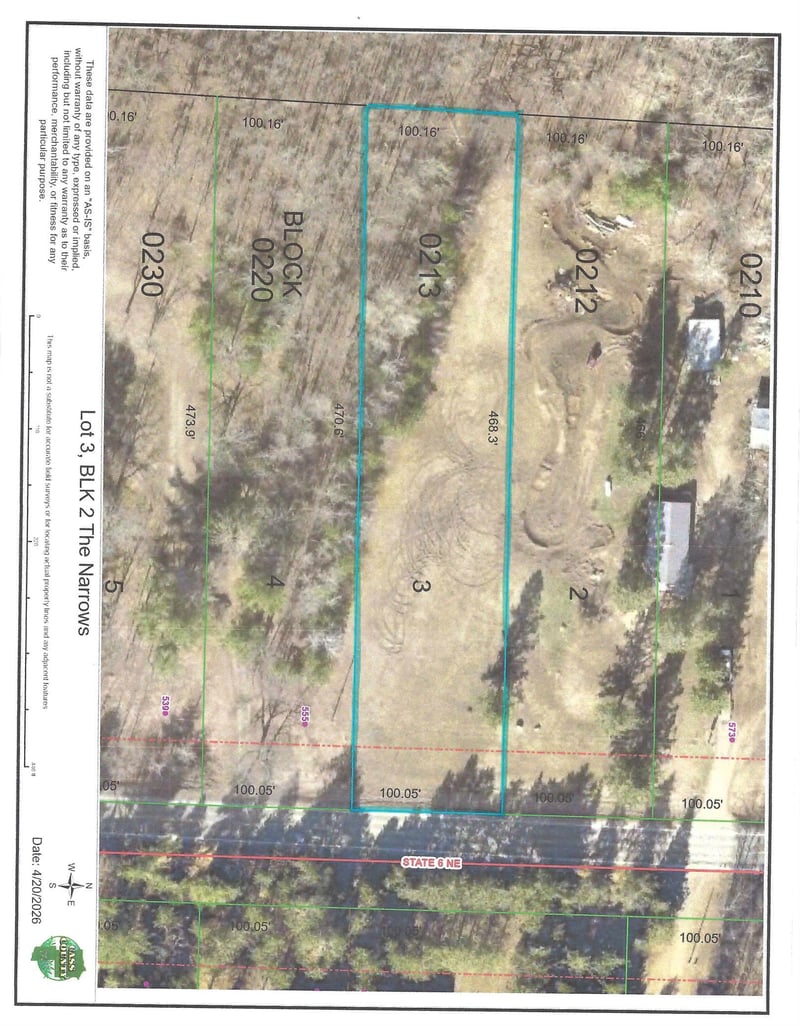 TBD State 6 NE, Outing, MN 56662